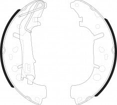 ผ้าเบรก, NIBK, 4241N8, FN0624, CITROEN (017016)