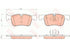 TRW, Brake Pads, 34 11 6 850 568, GDB1934, BMW