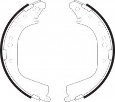 ผ้าเบรก, NIBK, NN-2066, FN2280, AKEBONO (017591)