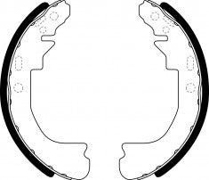 NIBK, Brake Shoes, S903-1612, FN0735, FMSI