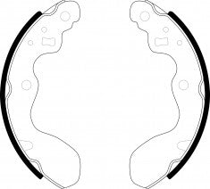 ผ้าเบรก NIBK, K9951, FN9951, KASHIYAMA (018091)