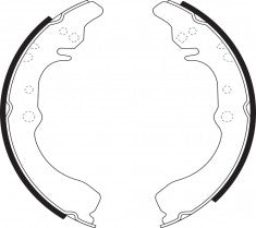 NIBK, Brake Shoes, NN-5023, FN0035, AKEBONO