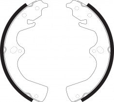 NIBK, Brake Shoes, AA30126310, FN11907, KIA