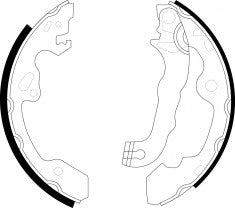 NIBK, Brake Shoes, S747, FN0558, FMSI