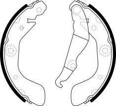 NIBK, Brake Shoes, 52 130 718, FN0727, CHEVROLET