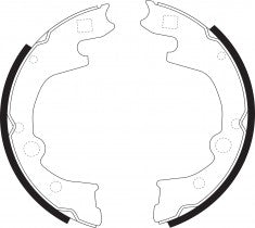 NIBK, Brake Shoes, 58305-44A20, FN11760, HYUNDAI