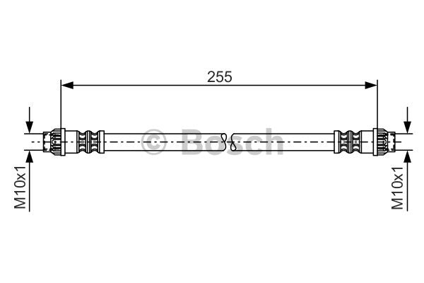 สายเบรค BOSCH 4806.E3, 1 987 432 007, CITROEN (020786)