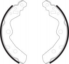 ผ้าเบรก NIBK, NN5551, FN9999, AKEBONO (018054)