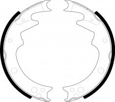 NIBK, Brake Shoes, 5-47110029, FN4427, ISUZU