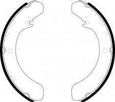ผ้าเบรก, NIBK, NR1054, FN0017, AKEBONO (017143)