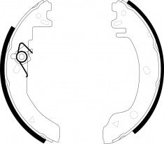 NIBK, Brake Shoes, 339755B, FN0526, BENDIX EUR