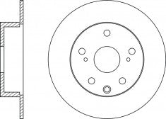 Rotor Disc, NIBK, 42431-0R010, RN1433, TOYOTA (019070)