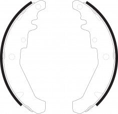 NIBK, Brake Shoes, 77362454, FN0580, FIAT