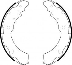 ဘရိတ်ဖိနပ်၊ NIBK၊ BS5018၊ FN6741၊ BENDIX AUS (017577)