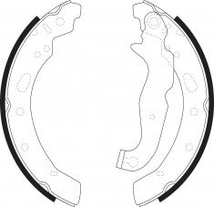 NIBK, Brake Shoes, NN3587, FN0630, AKEBONO