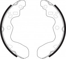 ผ้าเบรก NIBK, NN5543, FN9966, AKEBONO (018096)