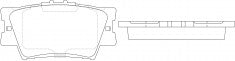 NIBK, Brake Pad, A-733K, PN1522, AKEBONO | Win Store