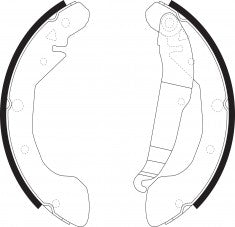 ยางเบรก, NIBK, 96349066, FN0613, DAEWOO (017052)