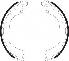 ผ้าเบรก NIBK, NN-2055, FN1189, AKEBONO (017628)