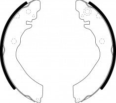 ผ้าเบรก, NIBK, BS5027, FN2367, BENDIX AUS (017148)