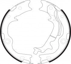 NIBK, Brake Shoes, S988-1662, FN11009, FMSI