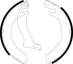 NIBK, Brake Shoes, SFS000060, FN0563, LAND ROVER