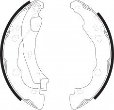 ยางเบรก NIBK, 16 066 311 80, FN0619, CITROEN (016959)