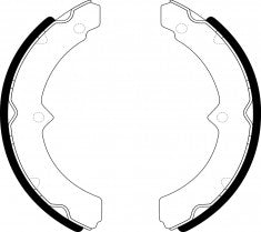 NIBK, Brake Shoes, K-2328, FN2328, KASHIYAMA