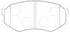 NIBK Brake Pad Ceramic, D2087, 04465-43020, for Toyota RAV4