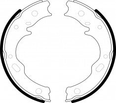 ผ้าเบรก NIBK, BS1718, FN4443, BENDIX AUS (017586)