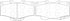 NIBK, Brake Pad, A-458WK, PN1387, AKEBONO