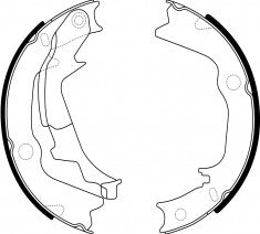 NIBK, Brake Shoes, 583501JA30, FN0661, HYUNDAI