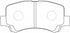 NIBK Brake Pad Ceramic A-477K, PN9406 AKEBONO
