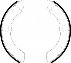 ยางเบรก NIBK, 5-47110-037-0, FN4418, ISUZU (017625)