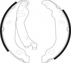 ผ้าเบรก, NIBK, 343743B, FN0517, BENDIX EUR (017030)