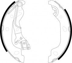 NIBK, Brake Shoes, 77362296, FN0562, FIAT