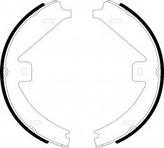 NIBK, Brake Shoes, S969-1595, FN0676, FMSI
