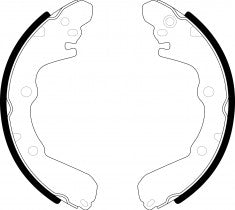 NIBK, Brake Shoes, BS1716, FN6687, BENDIX AUS