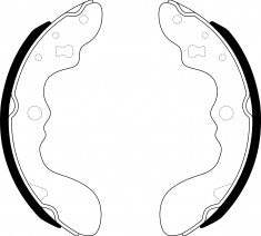 NIBK, Brake Shoes, K9919, FN9919, KASHIYAMA