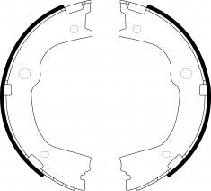 NIBK, Brake Shoes, 58305-2PA00, FN0664, HYUNDAI