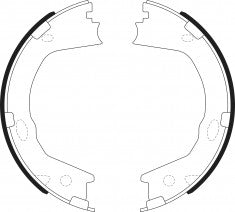 ผ้าเบรก, NIBK, S982-1661, FN0716, FMSI (017431)