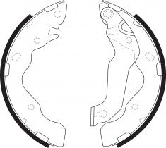 ยางเบรก, NIBK, 58305-2HA00, FN11189, HYUNDAI (017451)
