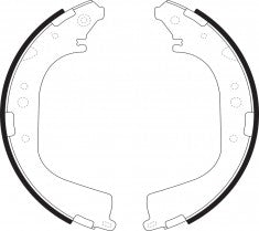 ผ้าเบรก NIBK, BS1668, FN1179, BENDIX AUS (017597)