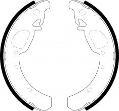 ผ้าเบรก NIBK, 44060-5PA0C, FN0670, DAIHATSU (017152)