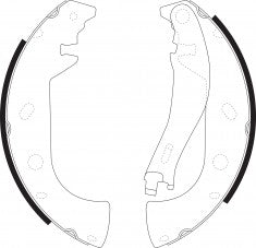 NIBK, Brake Shoes, 77362284, FN0592, FIAT