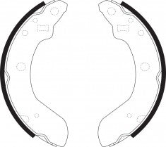 ผ้าเบรก NIBK, NN5542, FN9967, AKEBONO (017967)