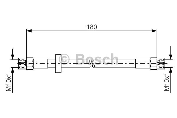 สายเบรค BOSCH, 321 611 775, 1 987 432 024, (020788)