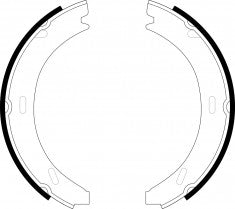 NIBK, Brake Shoes, 140.420.04.20, FN0536, MERCEDES-BENZ