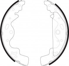 NIBK, Brake Shoes, S788-1531, FN0628, FMSI