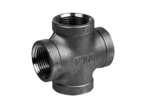 CX-B4-32 | 2" Cast Threaded Female Threaded Cross 150# 304 Stainless SN:S3014X 020 (098239)